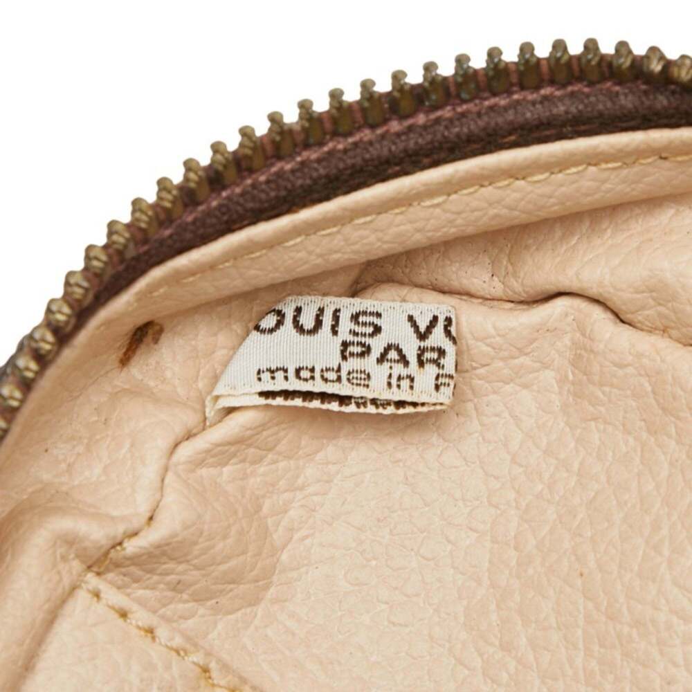 LOUIS VUITTON Authentic Brown Monogram Leather Clutch Bag - Picture 9 of 9